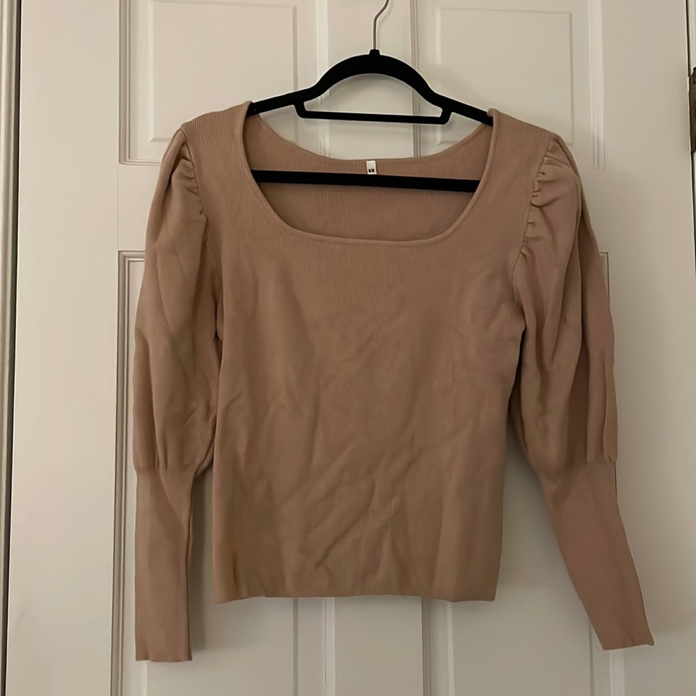 Capulet capped sleeve sweater